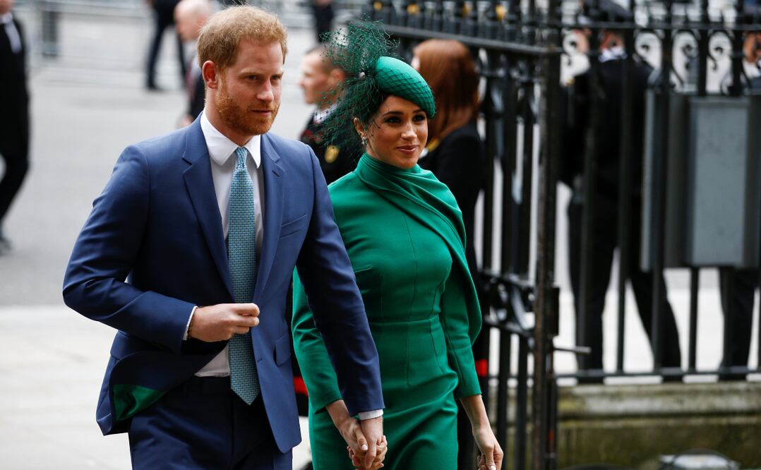 Los duques de Sussex por primera vez luego del llamado Megxit. Foto: Agencias