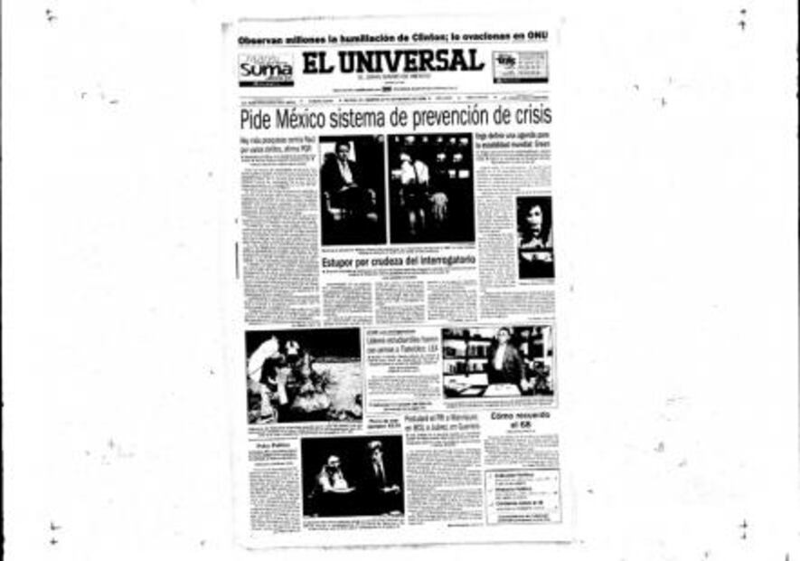 Líderes estudiantiles fueron con armas a Tlatelolco, dijo Echeverría a EL UNIVERSAL en 1998