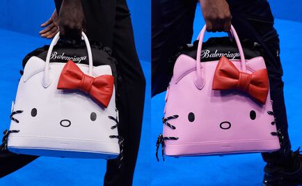 Balenciaga lanza bolsas de Hello Kitty en su colección de hombre