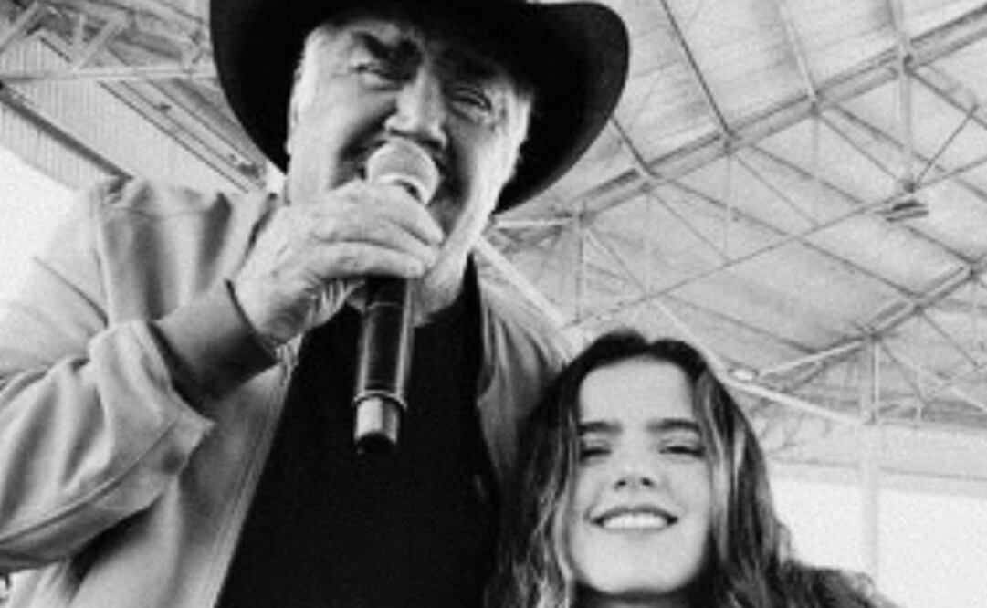 Camila Fernández compartió fotografías con su abuelo Vicente en sus redes sociales. Foto: Instagram oficial.