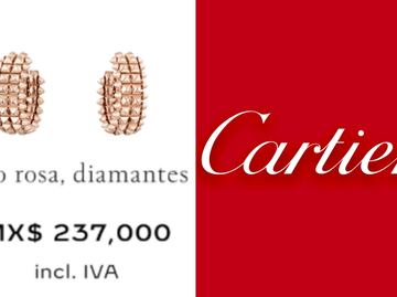 Por error en el precio, joven compra aretes Cartier en 237 pesos