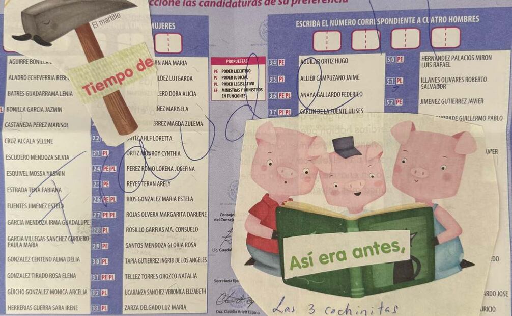 "Tiempo de fraude". Foto: Especial