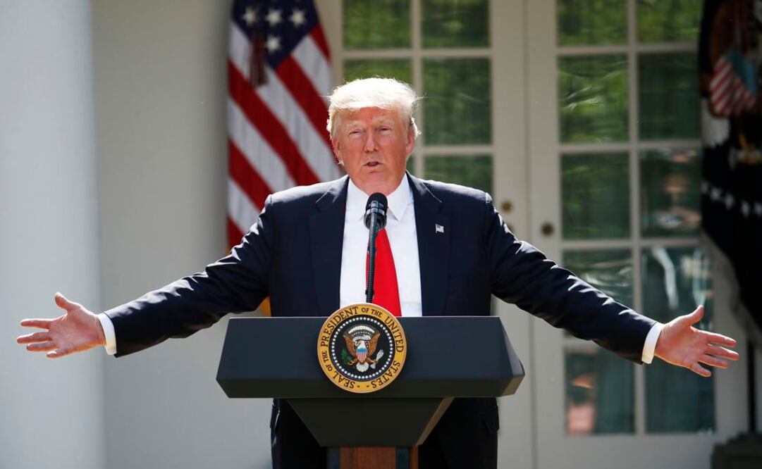 "Nunca dije que México iba a firmar un cheque", señala Trump