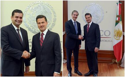 Peña Nieto refrenda apoyo a gobernadores electos de Nayarit y Edomex