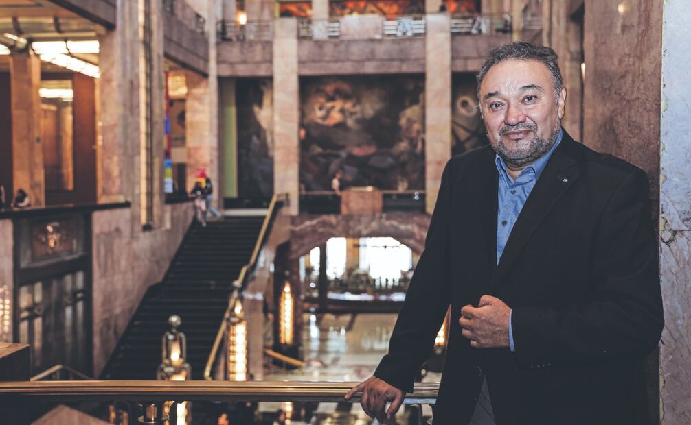 Entrevista al tenor Ramón Vargas en el Palacio de Bellas Artes. Foto: Gabriel Pano/ EL UNIVERSAL