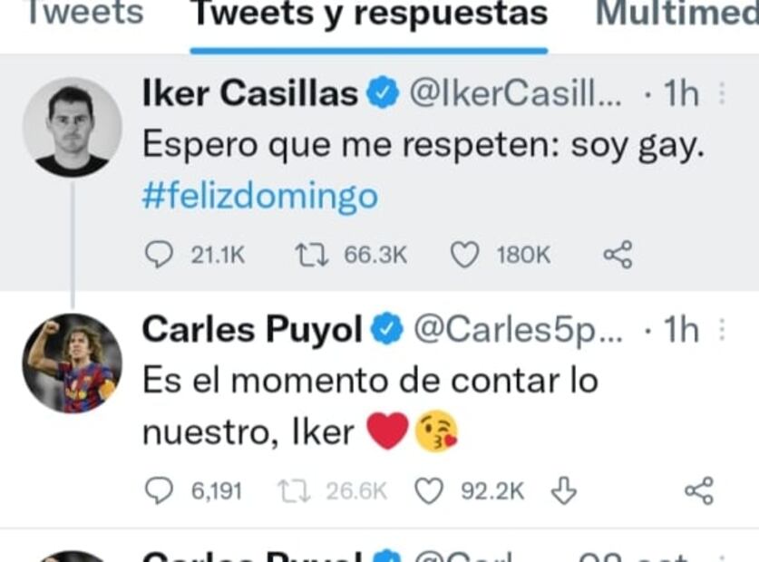 Iker Casillas explica que sufrió hackeo en Twitter