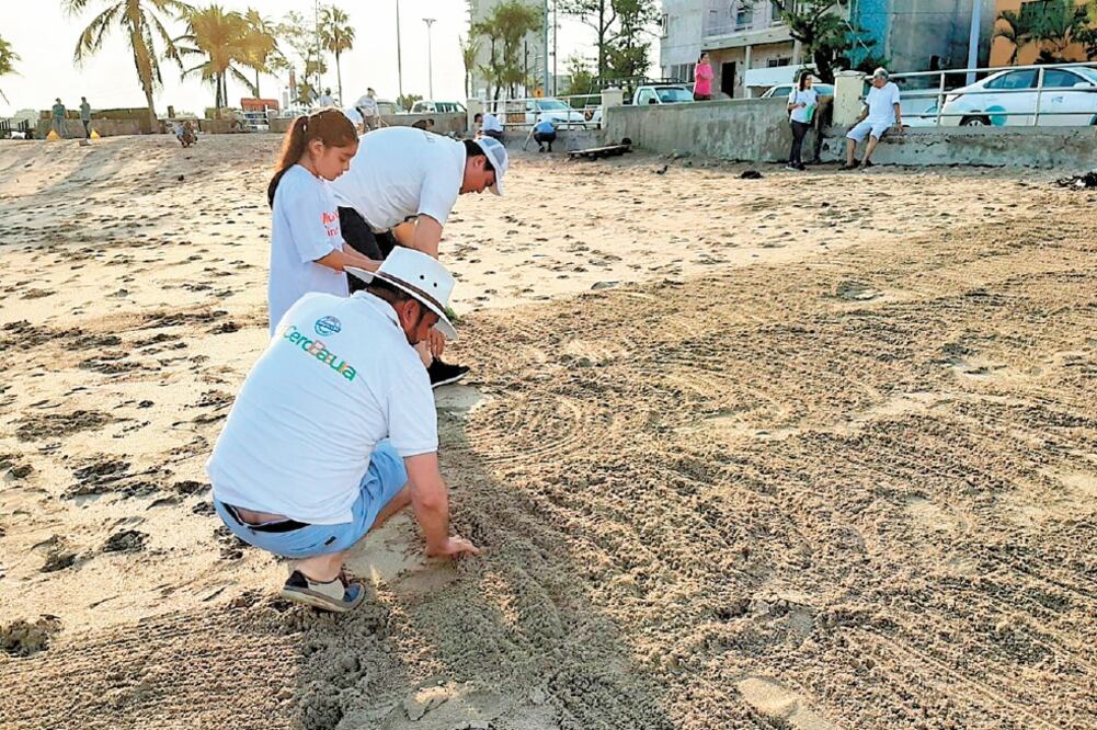 Sociedad civil, empresarios y autoridades de todos los niveles participaron en el programa para dar mayor seguridad a los visitantes de las playas. Foto/ESPECIAL