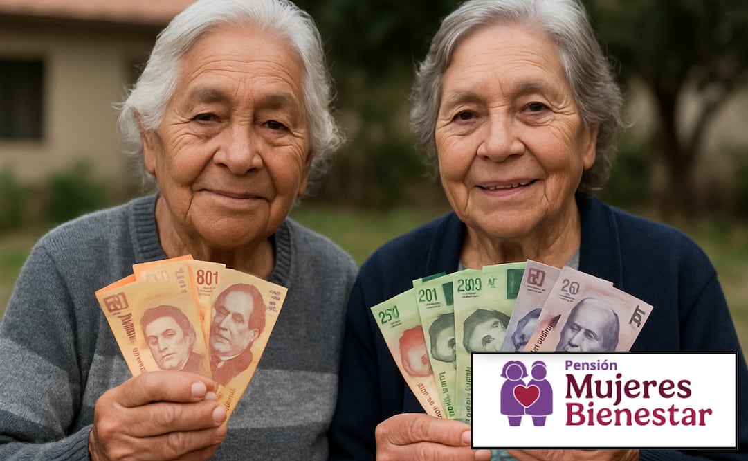 Pensión Mujeres Bienestar. Foto: Creada con IA