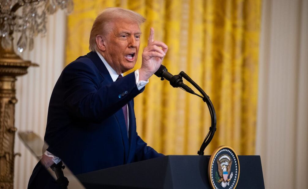 Donald Trump. (14/02/25) Foto: EFE