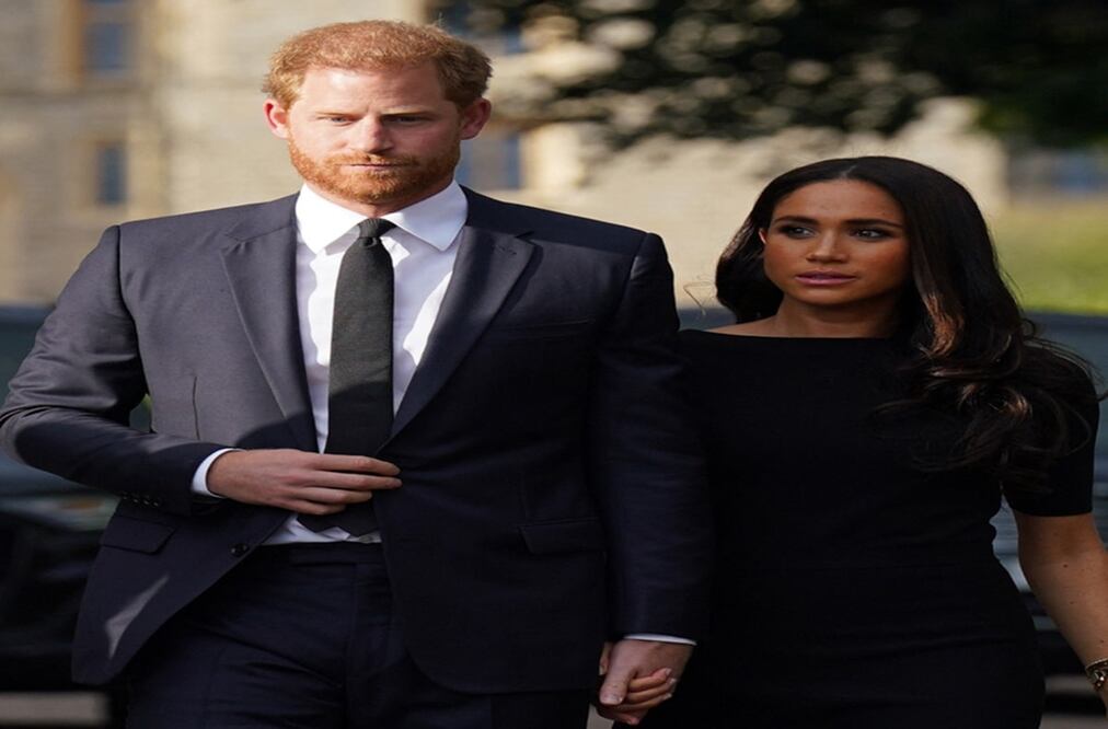 El príncipe Enrique y su esposa Meghan Markle