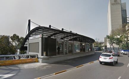 Fallece una persona en estación Glorieta Insurgentes del Metrobús
