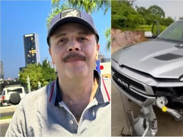 Joel Elizalde, hermano de Valentín Elizalde, sufre fuerte accidente automovilístico en Mazatlán: VIDEO