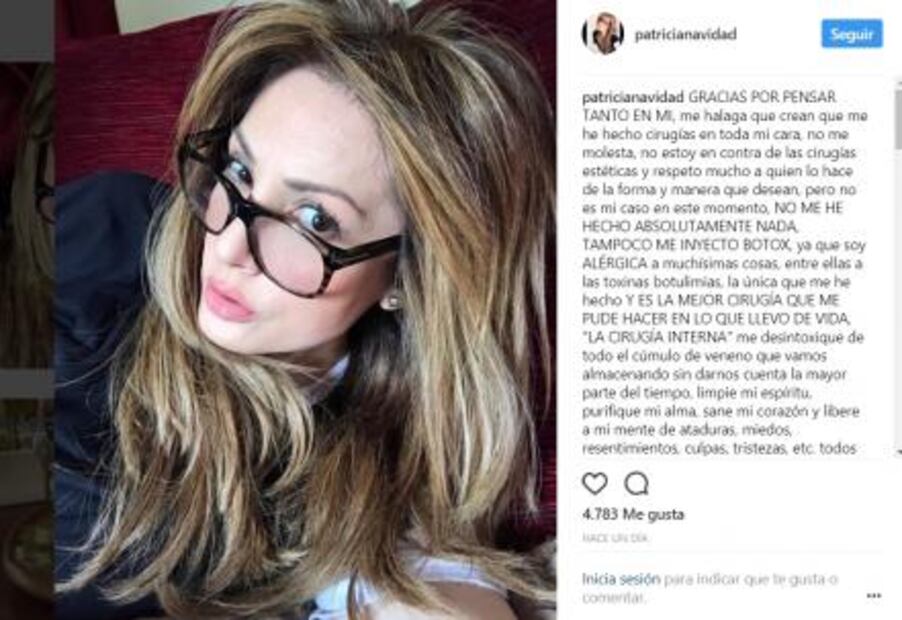 Sorprende rostro de Paty Navidad; aclara si se hizo cirugía  