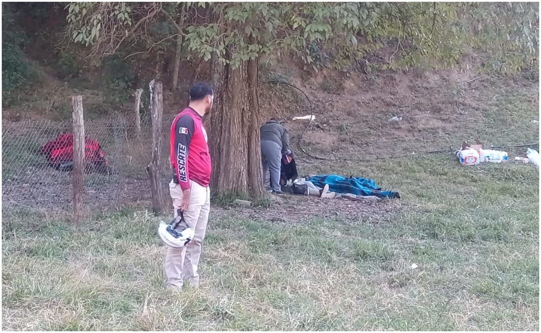 El derrumbe en Badiraguato, Sinaloa fue el desgajamiento de un cerro, asegura Protección Civil (14/11/2024). Foto: Especial