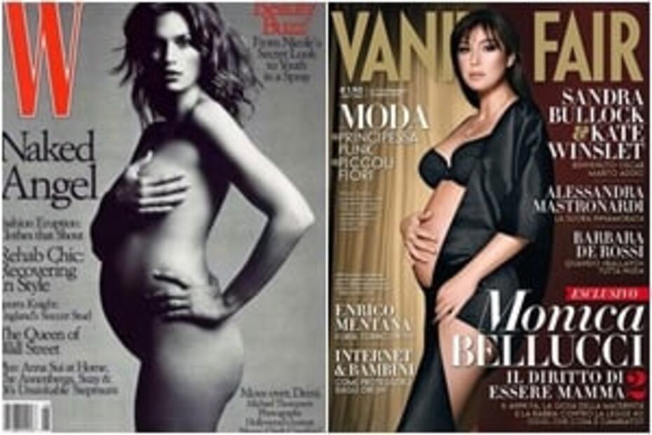 Famosas que posan desnudas y embarazadas