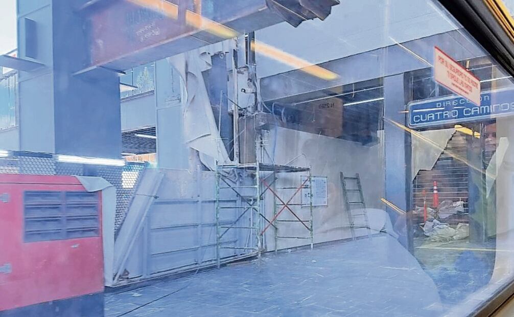La estación de Chabacano de la Línea 2 del Metro sigue cerrada. Foto: Especial