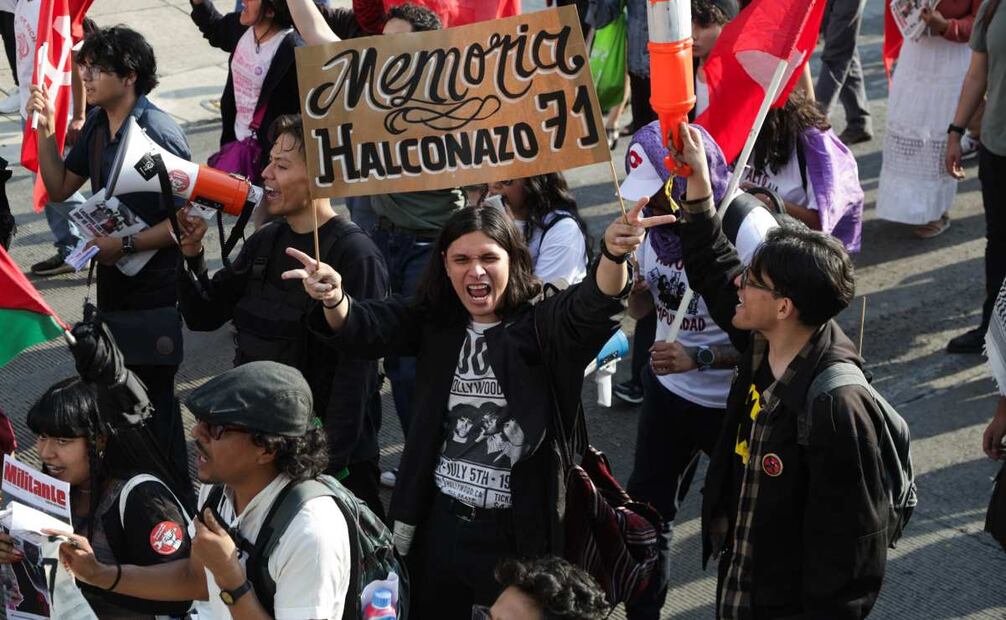 Marcha conmemorando "El Halconazo" de 1971. Foto: Carlos Mejía/ EL UNIVERSAL