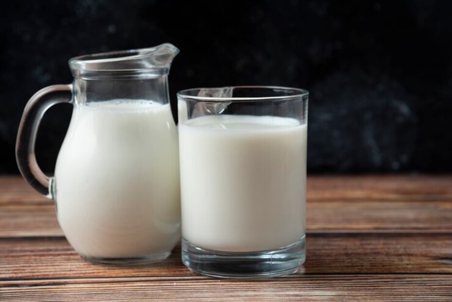 Leche y masa muscular. Fuente: Freepik