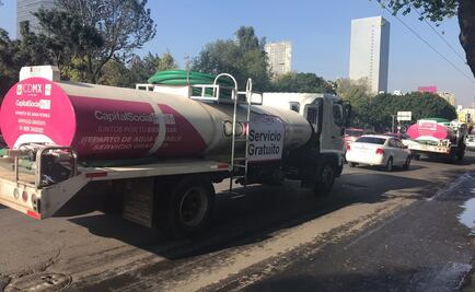 Cuauhtémoc alista pipas para atender desabasto de agua