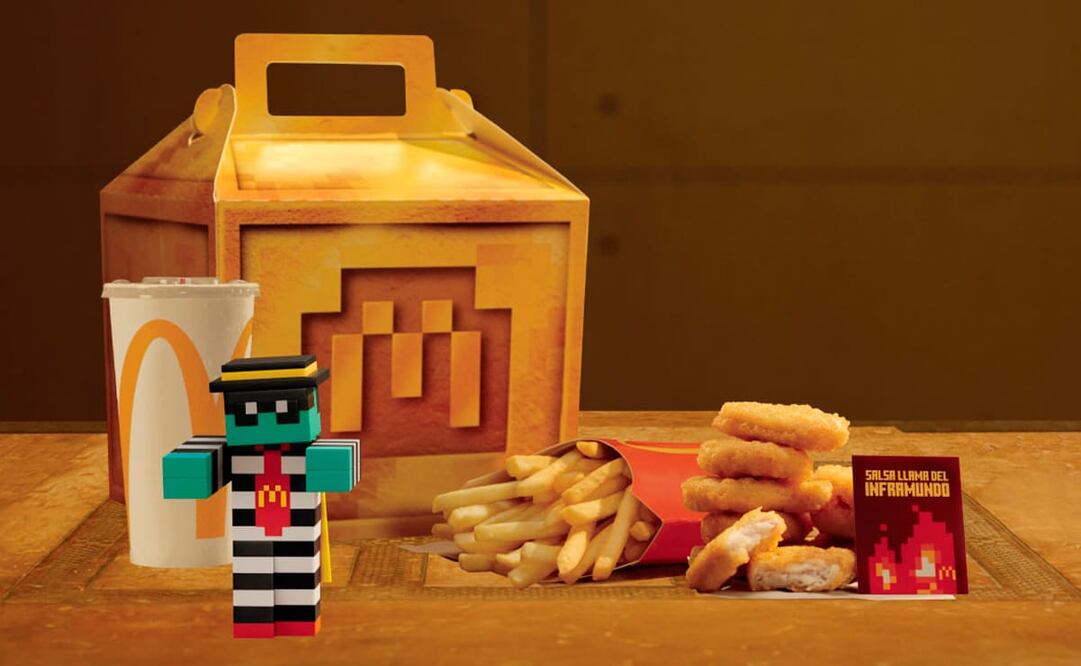 ¡Minecraft llega a McDonald's! Consigue las figuras pixeladas más buscadas del año con tu McTrío