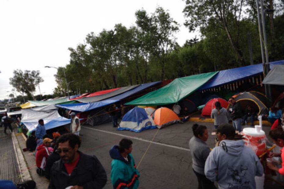 CNTE inicia bloqueo en San Lázaro