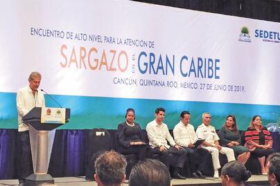 Concluye encuentro caribeño de sargazo