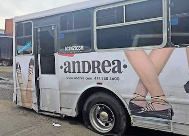 Chofer huye y balean unidad para frenarlo