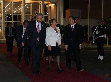 Concluye Bachelet visita de Estado a México