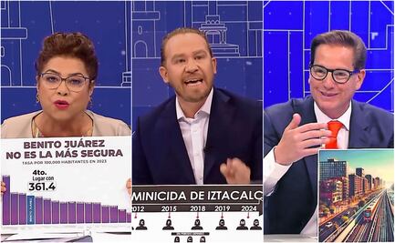 Tercer debate por la CDMX: Lluvia de promesas y acusaciones