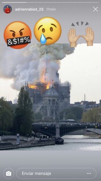 Las reacciones en el mundo del deporte por el incendio en Notre Dame