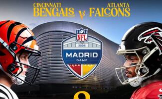 NFL: Los Bengals enfrentarán a los Falcons en el estadio Santiago Bernabéu