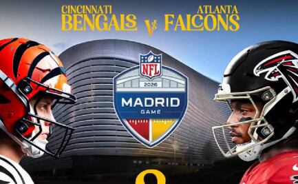 NFL: Los Bengals enfrentarán a los Falcons en el estadio Santiago Bernabéu