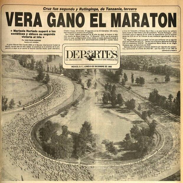 La portada de la sección de Deportes de EL UNIVERSAL anunció en primer lugar al campeón del evento, Manuel Vera, quien llegó a rebatir todos los pronósticos. Archivo EL UNIVERSAL.