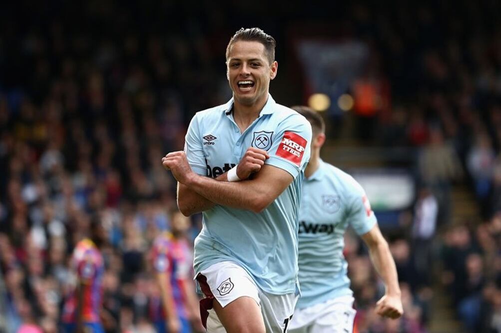 Twitter. El tanto de 'Chicharito' ante Crystal Palace está nominado a gol del mes en West Ham
