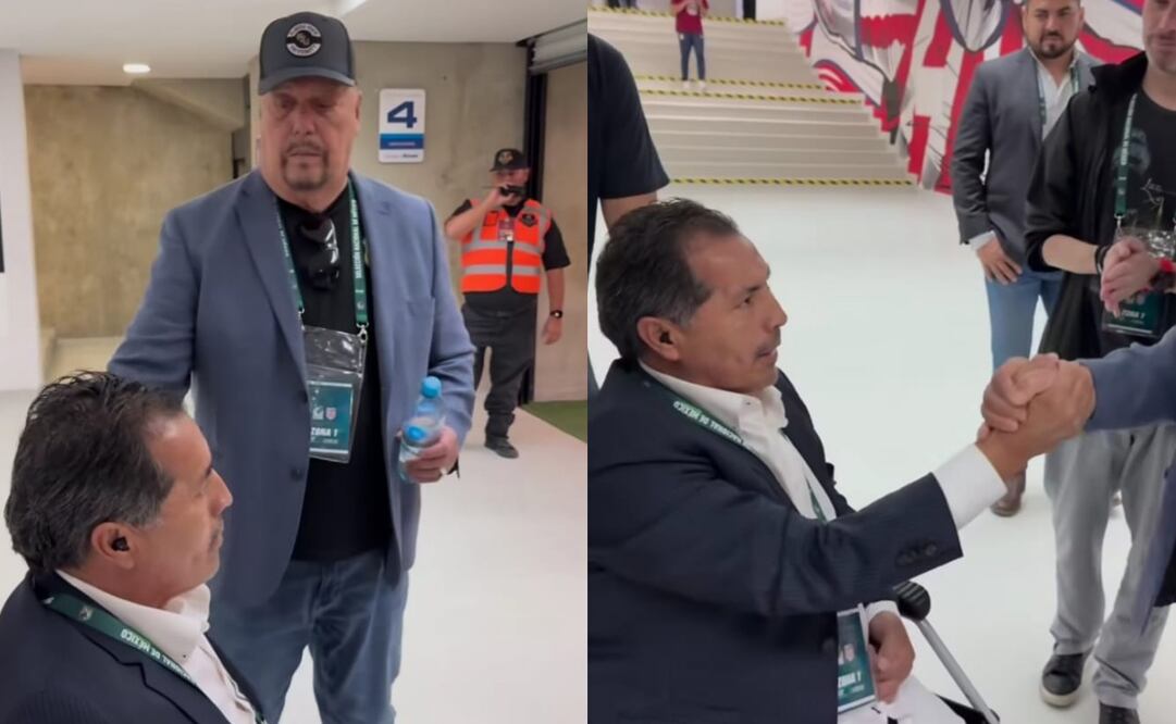 FOTO: ESPECIAL - El emotivo encuentro entre Benjamín Galindo y Enrique 'Perro' Bermúdez