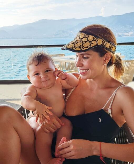 Andrea Escalona se convirtió en madre de Emilio, su único hijo, el 22 de diciembre del 2022.
Foto: Instagram