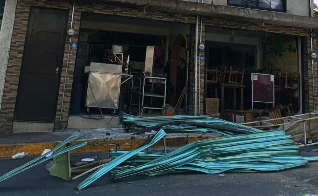 La explosión generó pánico entre los vecinos. Foto: Especial