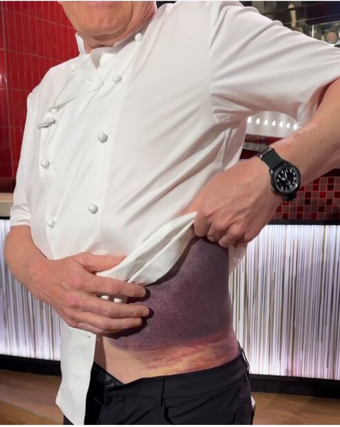 "Tengo suerte de estar aquí", mencionó el chef británico. Foto: Instagram @gordongram