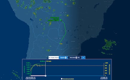 Expulsan a Hernán Bermúdez de Paraguay; esta es la ruta del avión que lo traslada y en el que fue extraditado "El Chapo"