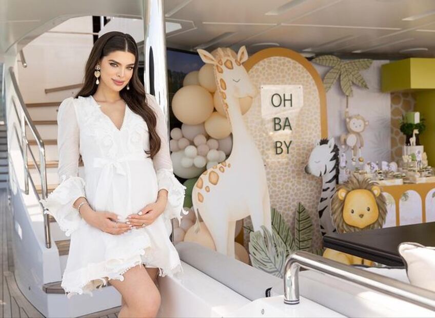 El baby shower del bebé de Nadia Ferreira y Marc Anthony no dio ninguna pista sobre el sexo de la criatura. Fuente: instagram @nadiaferreira