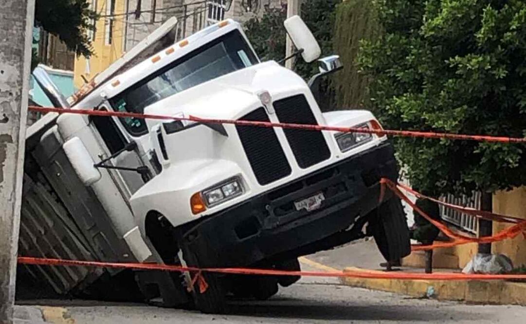 Socavones en CDMX. Foto: Especial