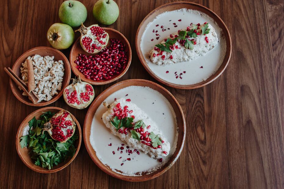 Los mejores chiles en nogada. Foto: Istock