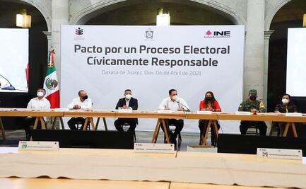 Encabeza Murat firma de Pacto por un Proceso Electoral Cívicamente Responsable en Oaxaca