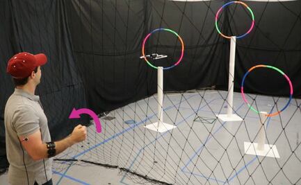 Diseñan dron que puede controlarse con gestos