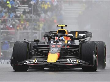 Checo Pérez tiene problemas con su monoplaza y queda fuera del GP de Canadá