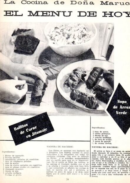 Estos eran “los tutoriales” para ellas en los años 60