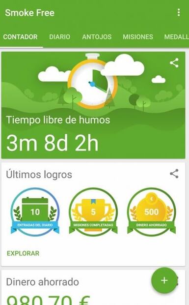 Cinco apps para dejar de fumar