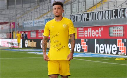 Jugador del Dortmund se une a las protestas por la muerte de George Floyd