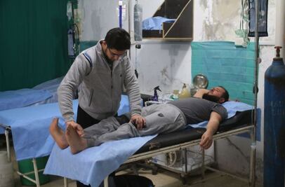 Siria, sus hospitales secretos y subterráneos 