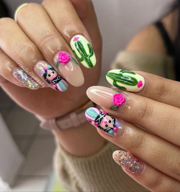 Diseños de uñas increíbles para celebrar las fiestas patrias